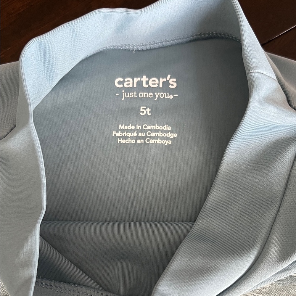 Carter's Aqua Whale Rashguard Set - Picture 2 of 8